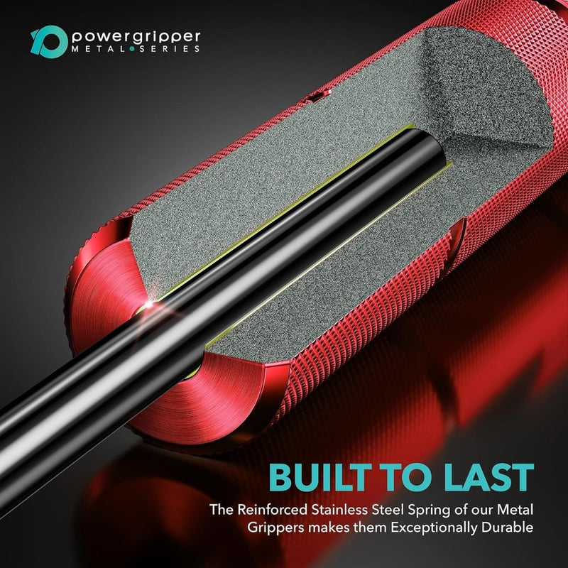Laad afbeelding in Galerijviewer, Powerball Metal Power Grippers Professional Grade - 8 weerstanden voor Grip, Pols &amp; Arm Training (50lbs - 400lbs) - happygetfit.com
