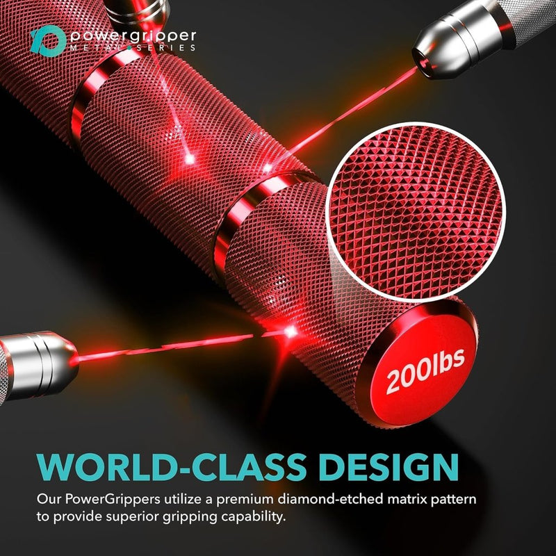 Laad afbeelding in Galerijviewer, Powerball Metal Power Grippers Professional Grade - 8 weerstanden voor Grip, Pols &amp; Arm Training (50lbs - 400lbs) - happygetfit.com
