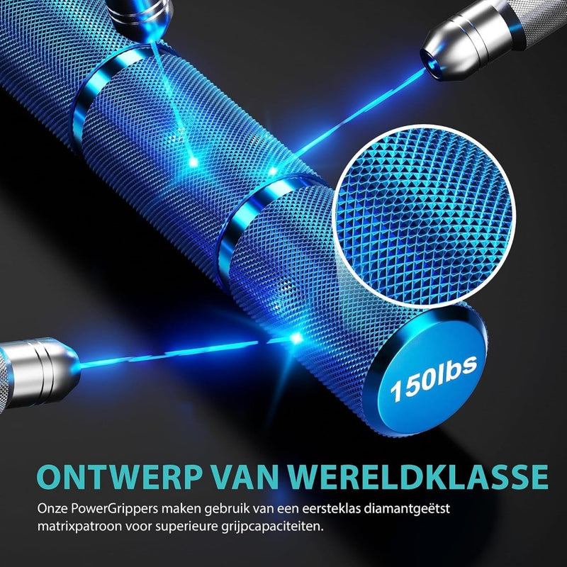 Laad afbeelding in Galerijviewer, Powerball Metal Power Grippers Professional Grade - 8 weerstanden voor Grip, Pols &amp; Arm Training (50lbs - 400lbs) - happygetfit.com
