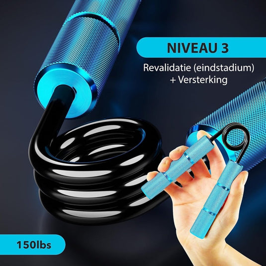 Powerball Metal Power Grippers Professional Grade - 8 weerstanden voor Grip, Pols & Arm Training (50lbs - 400lbs) - happygetfit.com