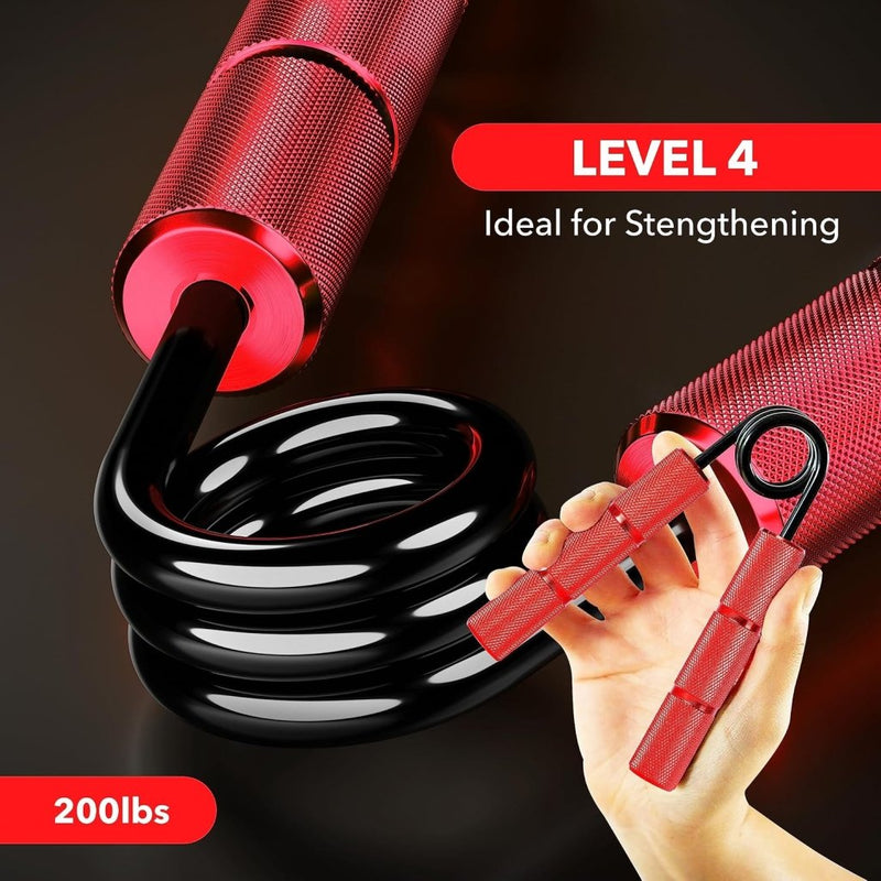 Laad afbeelding in Galerijviewer, Powerball Metal Power Grippers Professional Grade - 8 weerstanden voor Grip, Pols &amp; Arm Training (50lbs - 400lbs) - happygetfit.com
