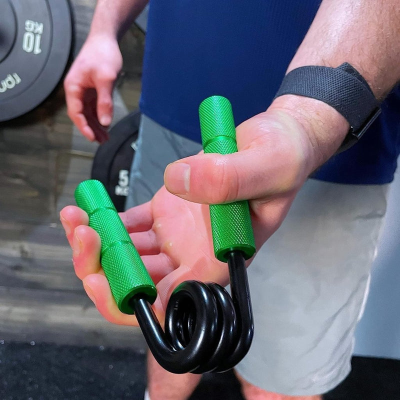 Laad afbeelding in Galerijviewer, Powerball Metal Power Grippers Professional Grade - 8 weerstanden voor Grip, Pols &amp; Arm Training (50lbs - 400lbs) - happygetfit.com
