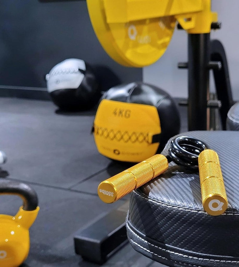 Laad afbeelding in Galerijviewer, Powerball Metal Power Grippers Professional Grade - 8 weerstanden voor Grip, Pols &amp; Arm Training (50lbs - 400lbs) - happygetfit.com
