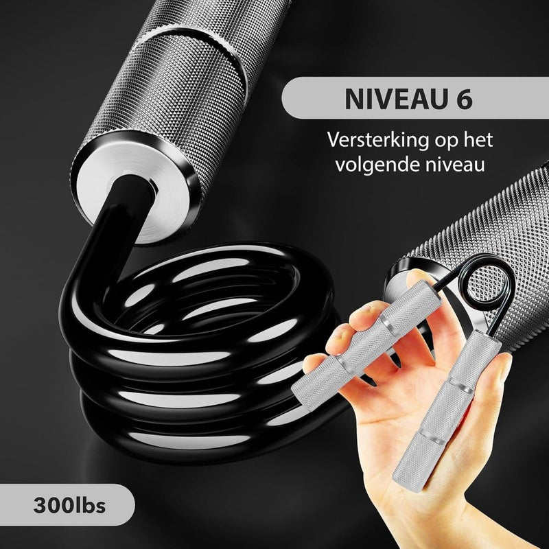 Laad afbeelding in Galerijviewer, Powerball Metal Power Grippers Professional Grade - 8 weerstanden voor Grip, Pols &amp; Arm Training (50lbs - 400lbs) - happygetfit.com
