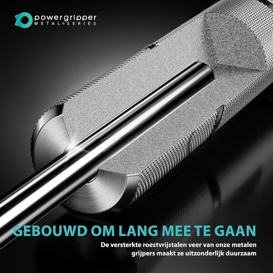 Powerball Metal Power Grippers Professional Grade - 8 weerstanden voor Grip, Pols & Arm Training (50lbs - 400lbs) - happygetfit.com
