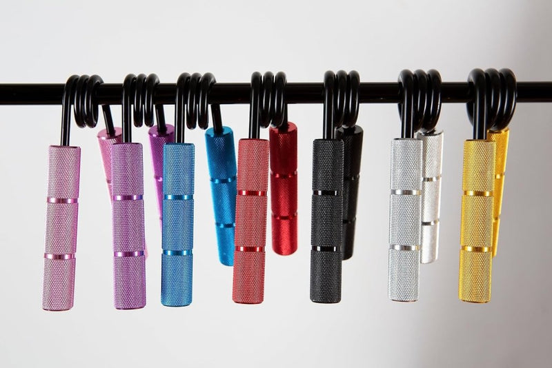 Laad afbeelding in Galerijviewer, Powerball Metal Power Grippers Professional Grade - 8 weerstanden voor Grip, Pols &amp; Arm Training (50lbs - 400lbs) - happygetfit.com
