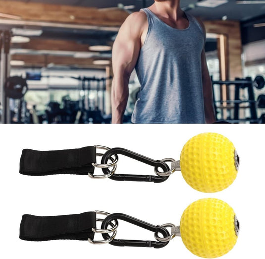 Pull-up balgreep voor griptraining geel - happygetfit.com