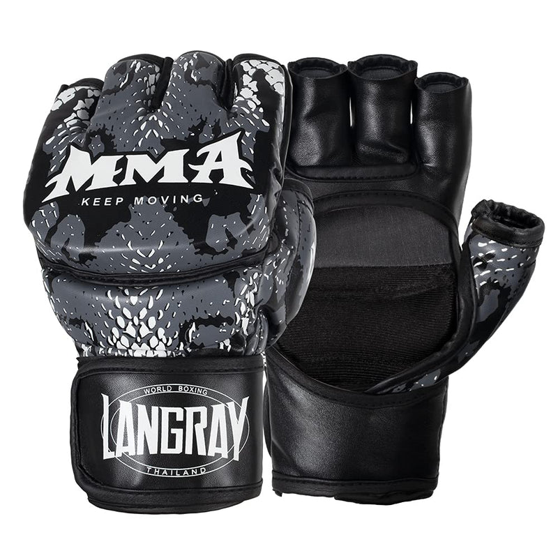 Load image into Gallery viewer, Punch Bag Training Gloves, LangRay MMA Grappling Gloves for Sparring Martial Arts Boxing Training for Adults and Kids - happygetfit.com
