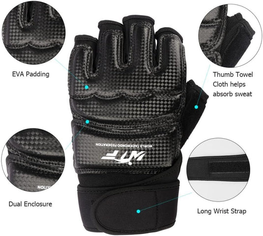 Punch Bag Training Gloves, LangRay MMA Grappling Gloves for Sparring Martial Arts Boxing Training for Adults and Kids - happygetfit.com