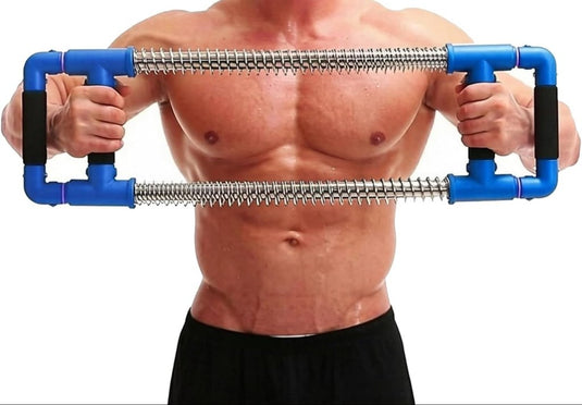 Push down bar borsttrainer voor bovenlichaam zwart - happygetfit.com