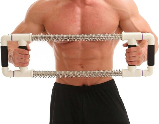 Push down bar voor borst- en armtraining met verstelbare weerstand - happygetfit.com