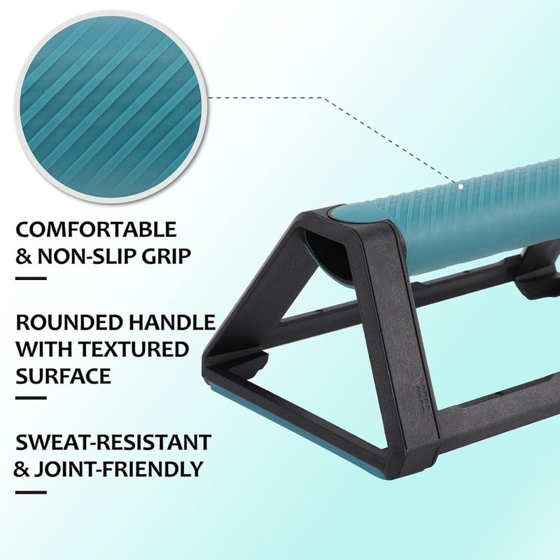 Załaduj obraz do przeglądarki galerii, Push-up bars 2 stuks H-vorm met ergonomische antislip handgrepen – opdruksteunen – calisthenics - happygetfit.com
