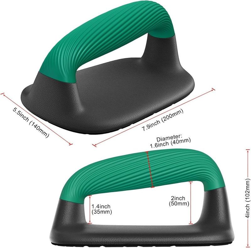 Załaduj obraz do przeglądarki galerii, Push-up bars met ergonomische handgrepen en antislip basis – opdruksteunen – krachttraining - happygetfit.com
