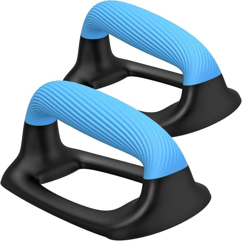 Załaduj obraz do przeglądarki galerii, Push-up bars met ergonomische handgrepen en antislip basis – opdruksteunen – krachttraining - happygetfit.com
