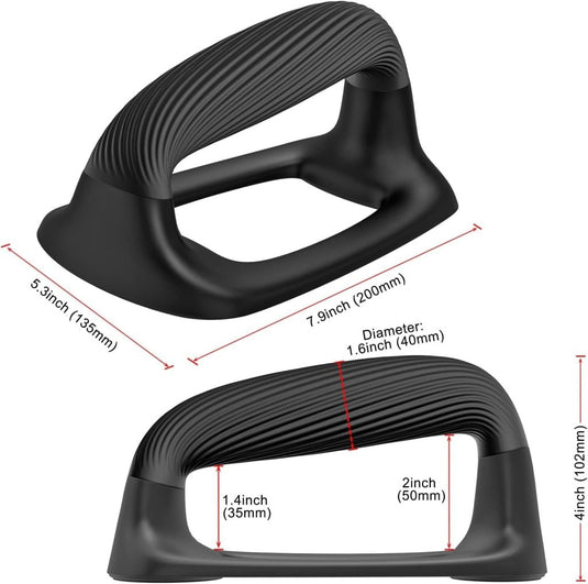 Push-up bars met ergonomische handgrepen en antislip basis – opdruksteunen – krachttraining - happygetfit.com