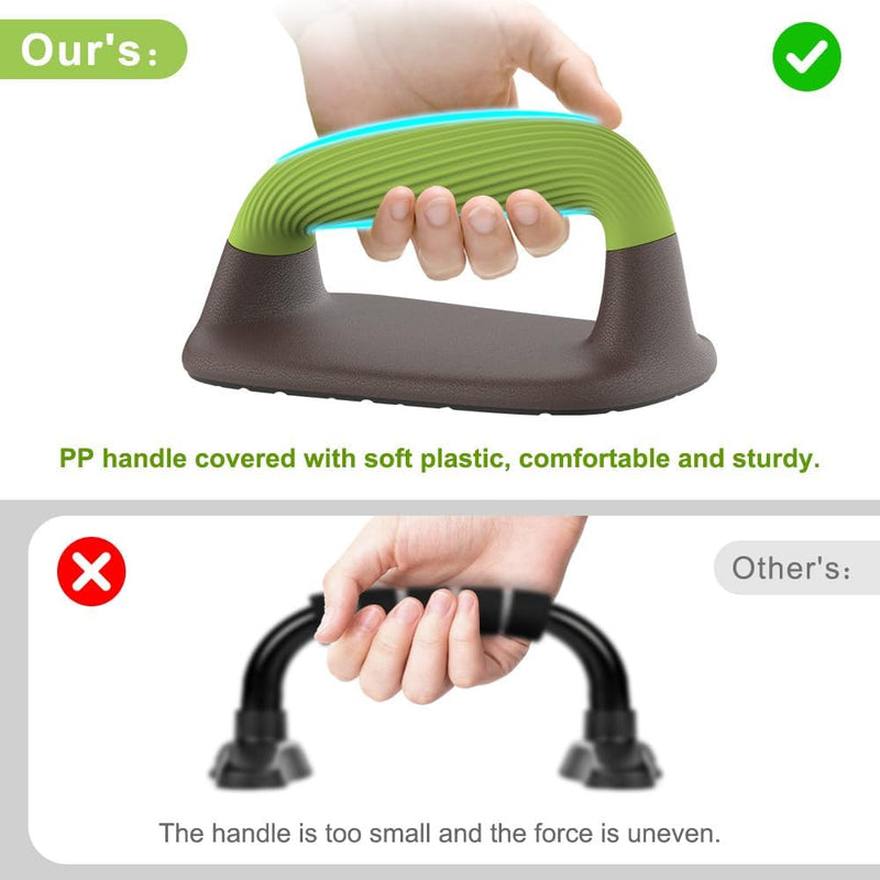 Laden Sie das Bild in Galerie -Viewer, Push-up bars met ergonomische zachte handgrepen en antislip basis – opdruksteunen – krachttraining - happygetfit.com
