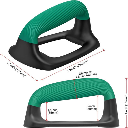 Push-up bars met zachte ergonomische handgrepen en antislip basis – opdruksteunen – krachttraining - happygetfit.com