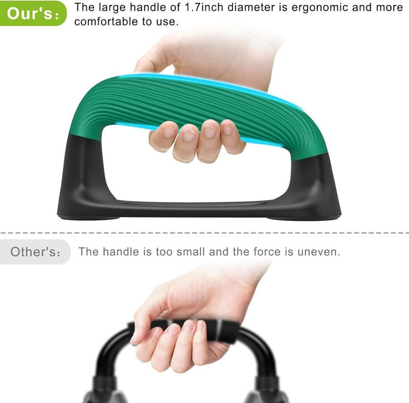 Załaduj obraz do przeglądarki galerii, Push-up bars met zachte ergonomische handgrepen en antislip basis – opdruksteunen – krachttraining - happygetfit.com
