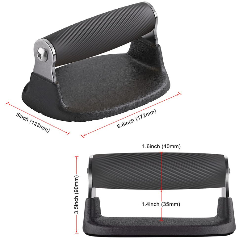Laad afbeelding in Galerijviewer, Push Up Bars with Bottom Anti-Slip Pad Push Up Handles for Floor Soft Plastic Pushup Handles Strength Training Pushup Stands - happygetfit.com
