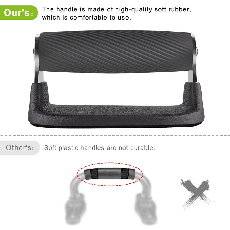 Laad afbeelding in Galerijviewer, Push Up Bars with Bottom Anti-Slip Pad Push Up Handles for Floor Soft Plastic Pushup Handles Strength Training Pushup Stands - happygetfit.com
