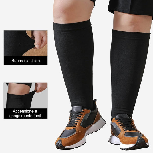 PUTUO Compressiesokken voor Dames en Heren: Compressiesokken Sokken voor Vliegen Atletiek Lopen Reizen Fietsen Sport 1 paar - happygetfit.com