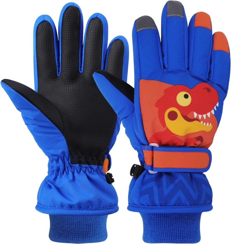 Load image into Gallery viewer, QKURT Skihandschoenen voor kinderen, snowboardhandschoenen, sneeuwhandschoenen, waterdicht en winddicht, winterwanten voor 2-13 jaar, meisjes en jongens, skiën, snowboarden, paardrijden, hardlopen, - happygetfit.com
