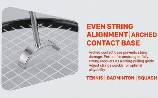 Racket bespanghulp voor tennis badminton en squash - happygetfit.com