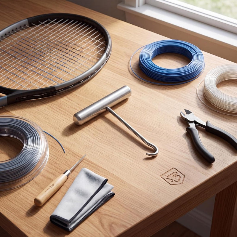 Chargez l'image dans la visionneuse de la galerie, Racket bespanghulp voor tennis badminton en squash - happygetfit.com
