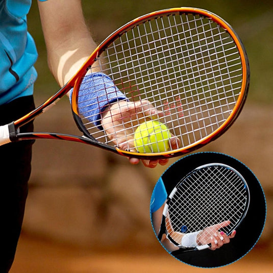 Racket frame beschermtape 5 meter zwart - happygetfit.com