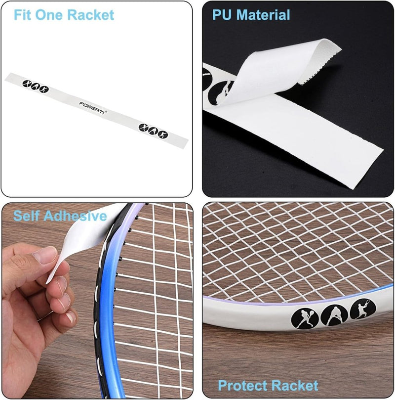 Chargez l'image dans la visionneuse de la galerie, Racket frame beschermtape 5 meter zwart - happygetfit.com
