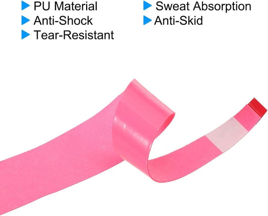 Racket grip tape set 9 stuks roze - happygetfit.com