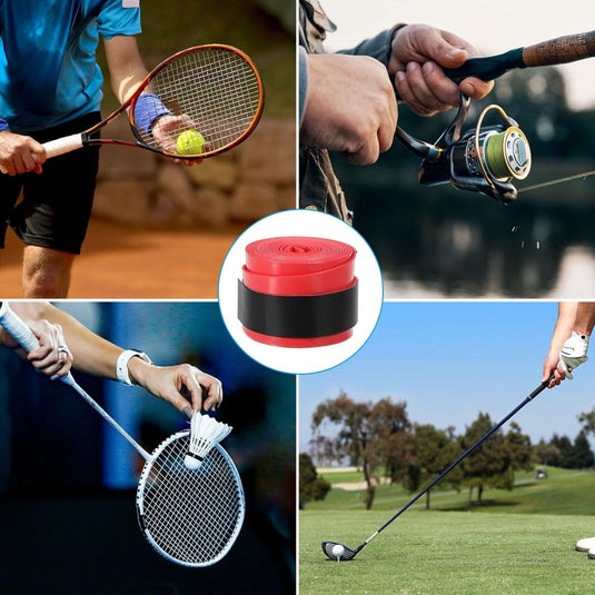 Racket grip tape set 9 stuks roze - happygetfit.com