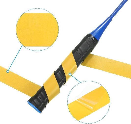 Racket grip tape set 9 stuks roze - happygetfit.com