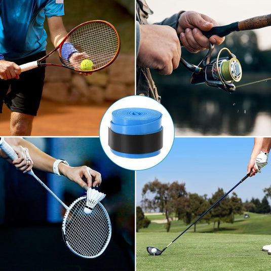 Racket grip tape set 9 stuks roze - happygetfit.com