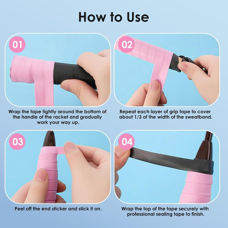 Laad afbeelding in Galerijviewer, Racket gripband set 10 stuks antislip - happygetfit.com
