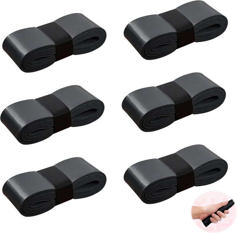 Laad afbeelding in Galerijviewer, Racket gripband set 6 stuks zwart - happygetfit.com
