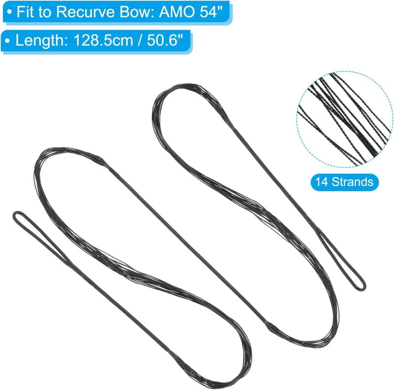 Load image into Gallery viewer, Recurve boogsnaar 113,3 cm tot 50 lb – vervangende bowstring – boogschieten accessoires - happygetfit.com
