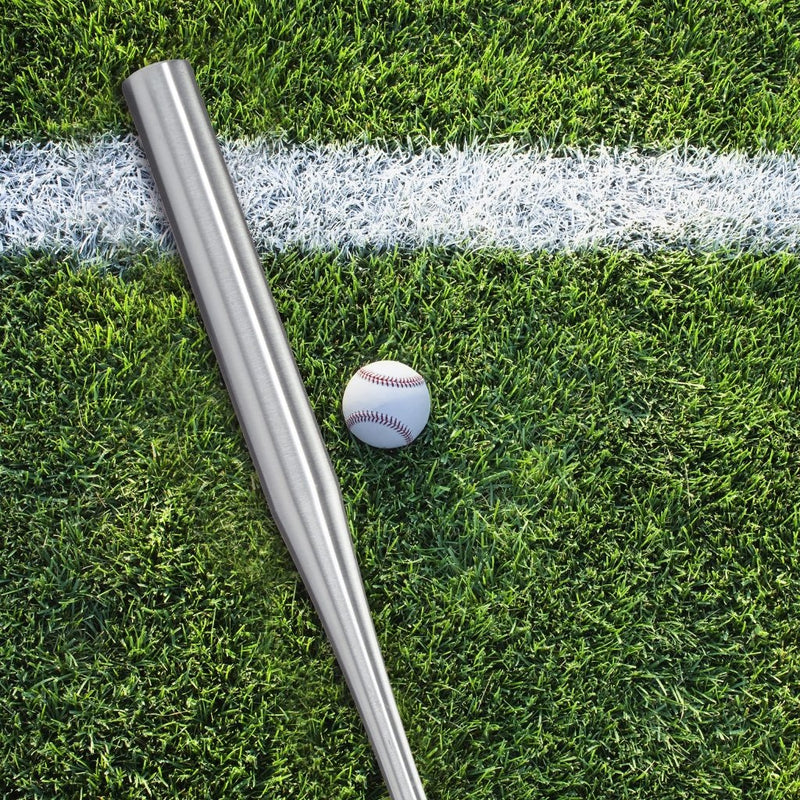Load image into Gallery viewer, Relaxdays Baseball Bat, Lightweight Softball Stick, Non-Slip Handle, 34 Inches/86 cm, Silver - happygetfit.com
