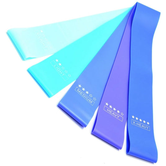 Resistance Loop Exercise Bands Exercise Bands for Home Fitness, Stretching, Strength Training, Physical Therapy,Elastic Workout Bands for Women Men Kids - happygetfit.com