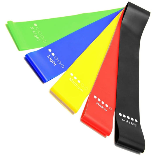 Resistance Loop Exercise Bands Exercise Bands for Home Fitness, Stretching, Strength Training, Physical Therapy,Elastic Workout Bands for Women Men Kids - happygetfit.com