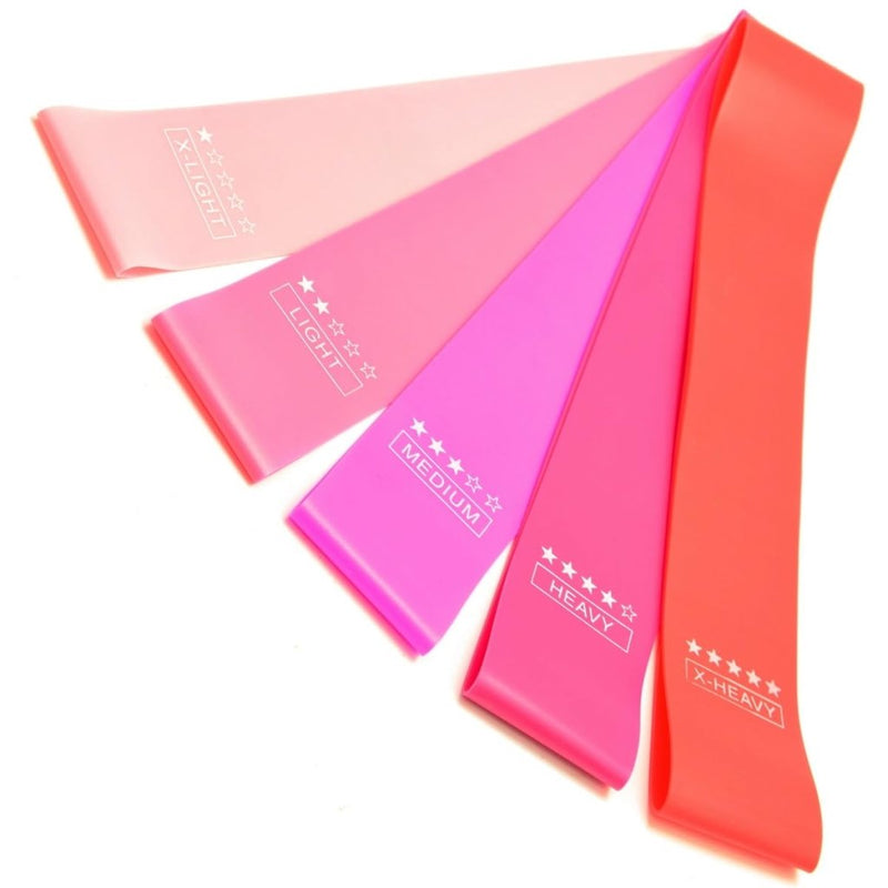 Laad afbeelding in Galerijviewer, Resistance Loop Exercise Bands Exercise Bands for Home Fitness, Stretching, Strength Training, Physical Therapy,Elastic Workout Bands for Women Men Kids - happygetfit.com
