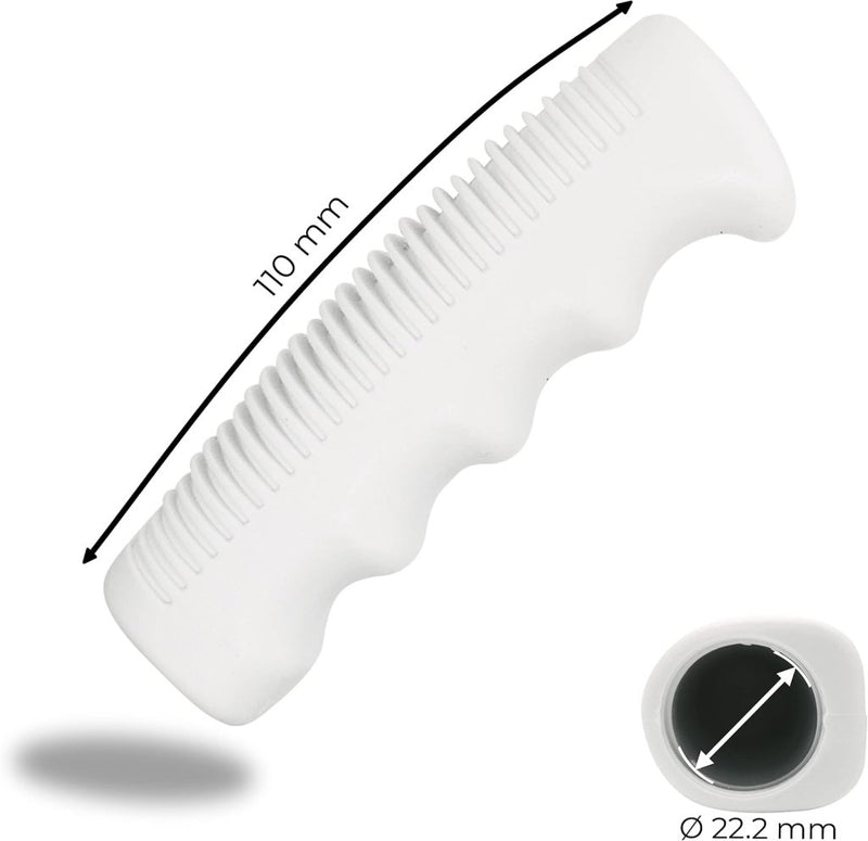 Laad afbeelding in Galerijviewer, Retro fietshandvatten set 22 mm rubber - happygetfit.com
