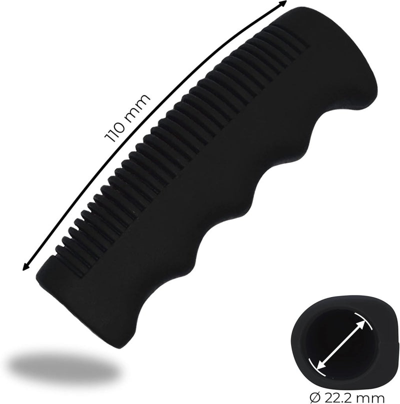 Laad afbeelding in Galerijviewer, Retro fietshandvatten set 22 mm rubber - happygetfit.com
