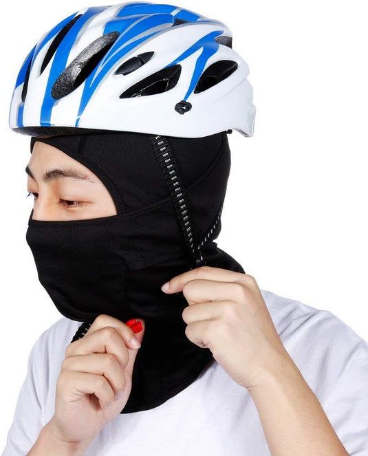 Rmeet Bivakmuts, gezichtsmasker winddicht nylon bivakmutsen unisex mannen vrouwen hoofddeksel voor buiten motorhelm fietsen skiën wintersport grijs - happygetfit.com