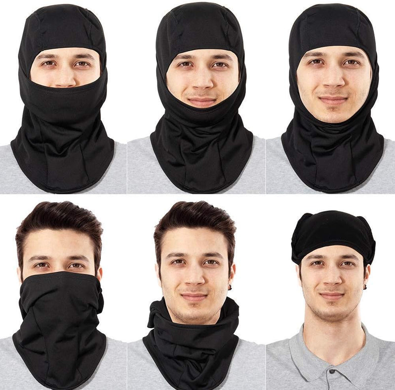 Laad afbeelding in Galerijviewer, Rmeet Bivakmuts, gezichtsmasker winddicht nylon bivakmutsen unisex mannen vrouwen hoofddeksel voor buiten motorhelm fietsen skiën wintersport grijs - happygetfit.com
