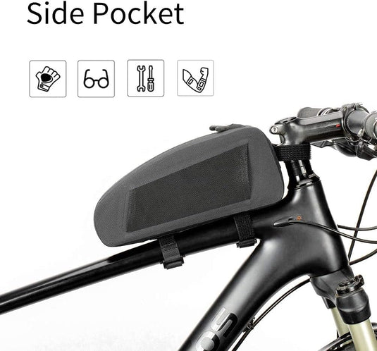 ROCKBROS Waterdichte Fietsdriehoek Tas - Voorste Frame Bovenbuis Tas - Cycle Pouch Pack Fietsdriehoek Pannier 1,6 L/1L - happygetfit.com