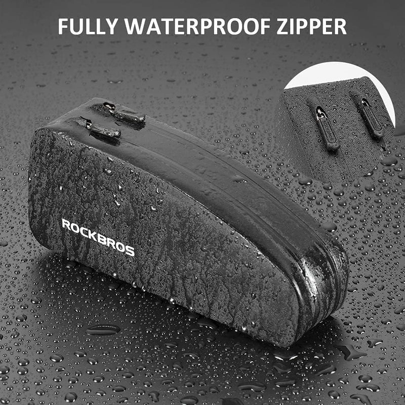 Load image into Gallery viewer, ROCKBROS Waterdichte Fietsdriehoek Tas - Voorste Frame Bovenbuis Tas - Cycle Pouch Pack Fietsdriehoek Pannier 1,6 L/1L - happygetfit.com
