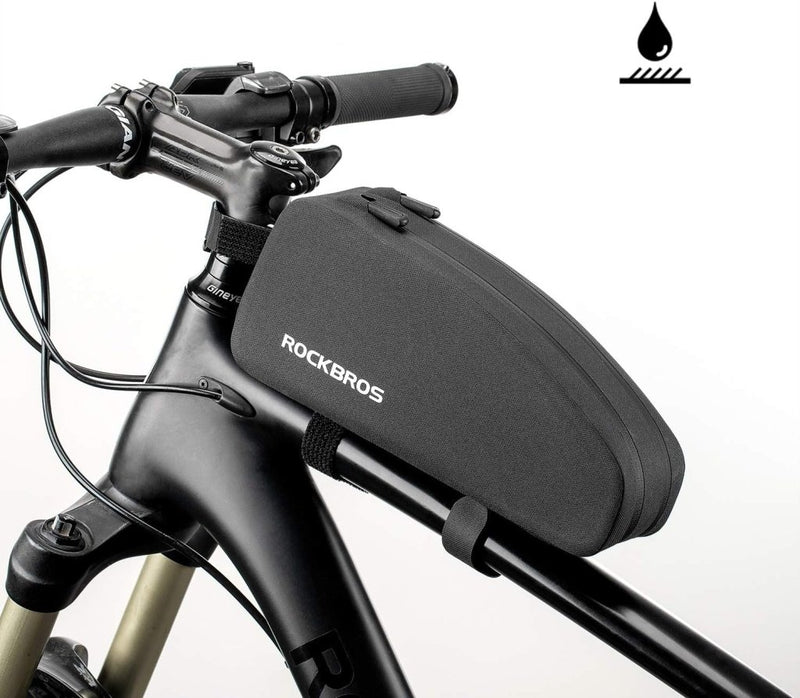Load image into Gallery viewer, ROCKBROS Waterdichte Fietsdriehoek Tas - Voorste Frame Bovenbuis Tas - Cycle Pouch Pack Fietsdriehoek Pannier 1,6 L/1L - happygetfit.com
