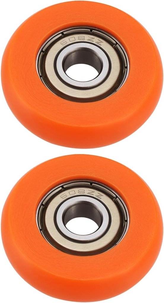 Load image into Gallery viewer, Roeimachine stoelwielen set van 2 stuks 36 mm - happygetfit.com
