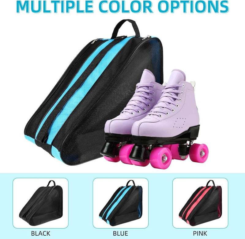 Laden Sie das Bild in Galerie -Viewer, Rolschaatstas voor kinderen roze met verstelbare schouderriem - happygetfit.com
